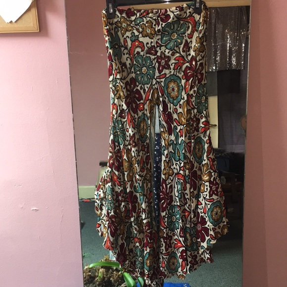 1960s/1970s Retro Sparkle Palazzo Pants - Picture 3 of 5